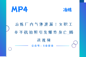 冶炼厂内气体泄漏！女职工举手机拍照引发爆炸身亡_