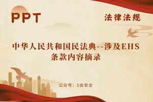 中华人民共和国民法典–涉及EHS条款内容摘录